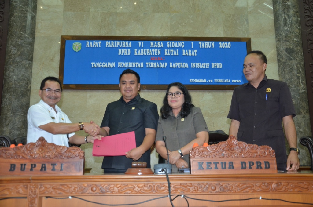 Pemkab Kubar Dukung Lima Raperda DPRD
